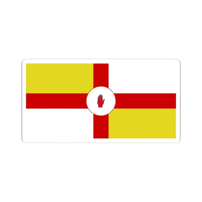 Proposed flag of Northern Ireland 1995 - 1 (Ireland) STICKER Vinyl Kiss-Cut Decal 3 Inch White - The Sticker Space