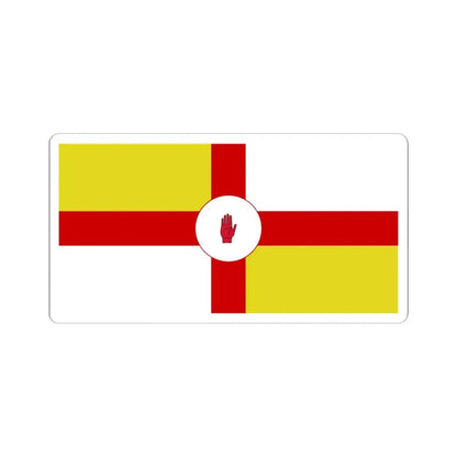 Proposed flag of Northern Ireland 1995 - 1 (Ireland) STICKER Vinyl Kiss-Cut Decal 4 Inch White - The Sticker Space
