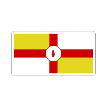 Proposed flag of Northern Ireland 1995 - 1 (Ireland) STICKER Vinyl Kiss-Cut Decal 6 Inch White - The Sticker Space