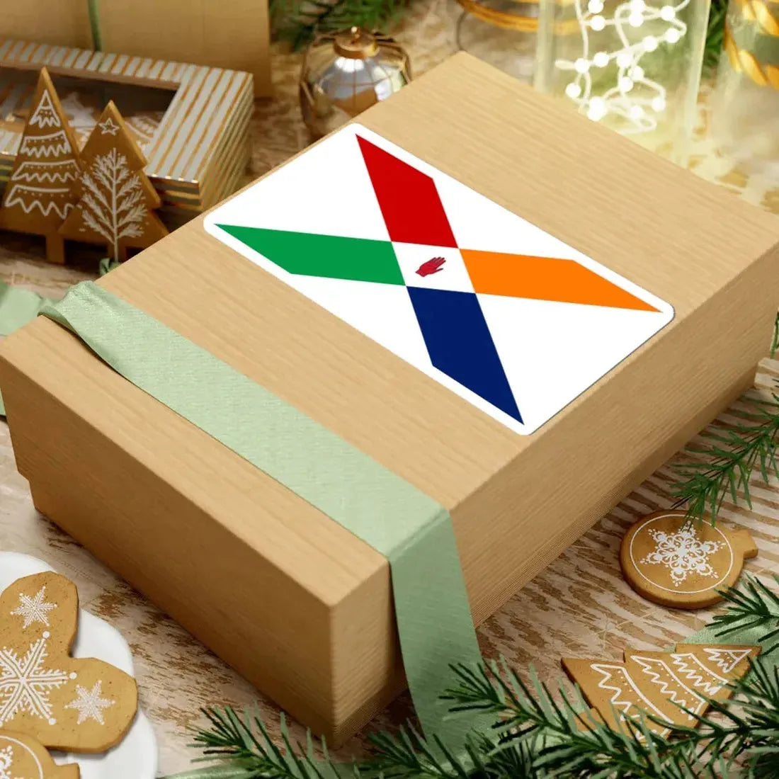 Proposed flag of Northern Ireland 1995 - 2 (Ireland) STICKER Vinyl Kiss-Cut Decal - The Sticker Space