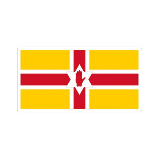 Proposed flag of Northern Ireland (Ireland) STICKER Vinyl Kiss-Cut Decal 2 Inch White - The Sticker Space