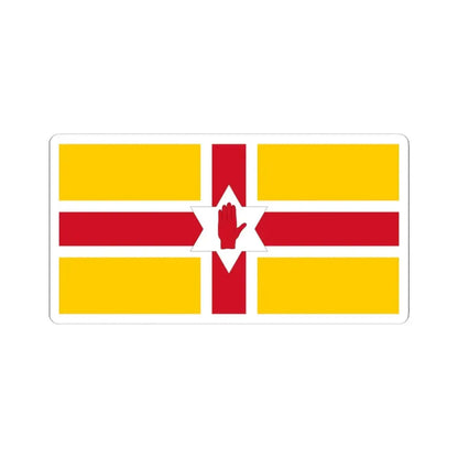 Proposed flag of Northern Ireland (Ireland) STICKER Vinyl Kiss-Cut Decal 3 Inch White - The Sticker Space