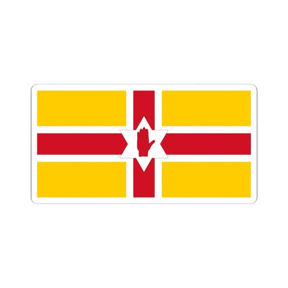 Proposed flag of Northern Ireland (Ireland) STICKER Vinyl Kiss-Cut Decal 4 Inch White - The Sticker Space