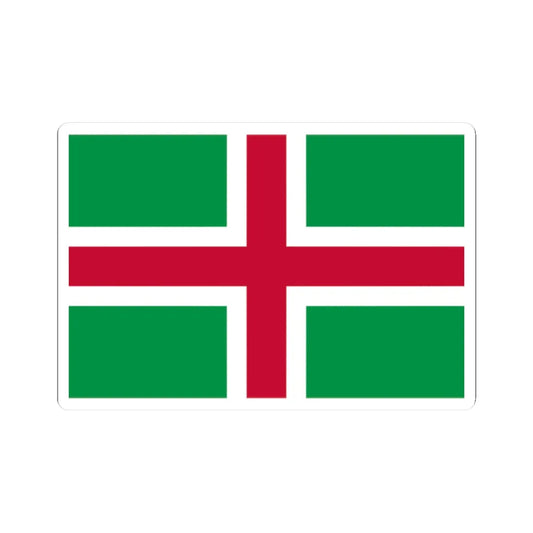 Proposed flag of Northern Italy (Italy) STICKER Vinyl Kiss-Cut Decal 2 Inch White - The Sticker Space