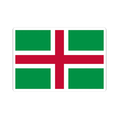 Proposed flag of Northern Italy (Italy) STICKER Vinyl Kiss-Cut Decal 4 Inch White - The Sticker Space