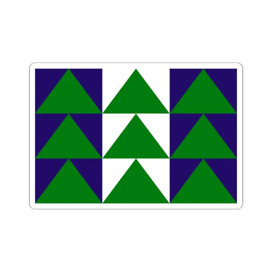 Proposed flag of Oregon 1976 (United States) STICKER Vinyl Kiss-Cut Decal 2 Inch White - The Sticker Space