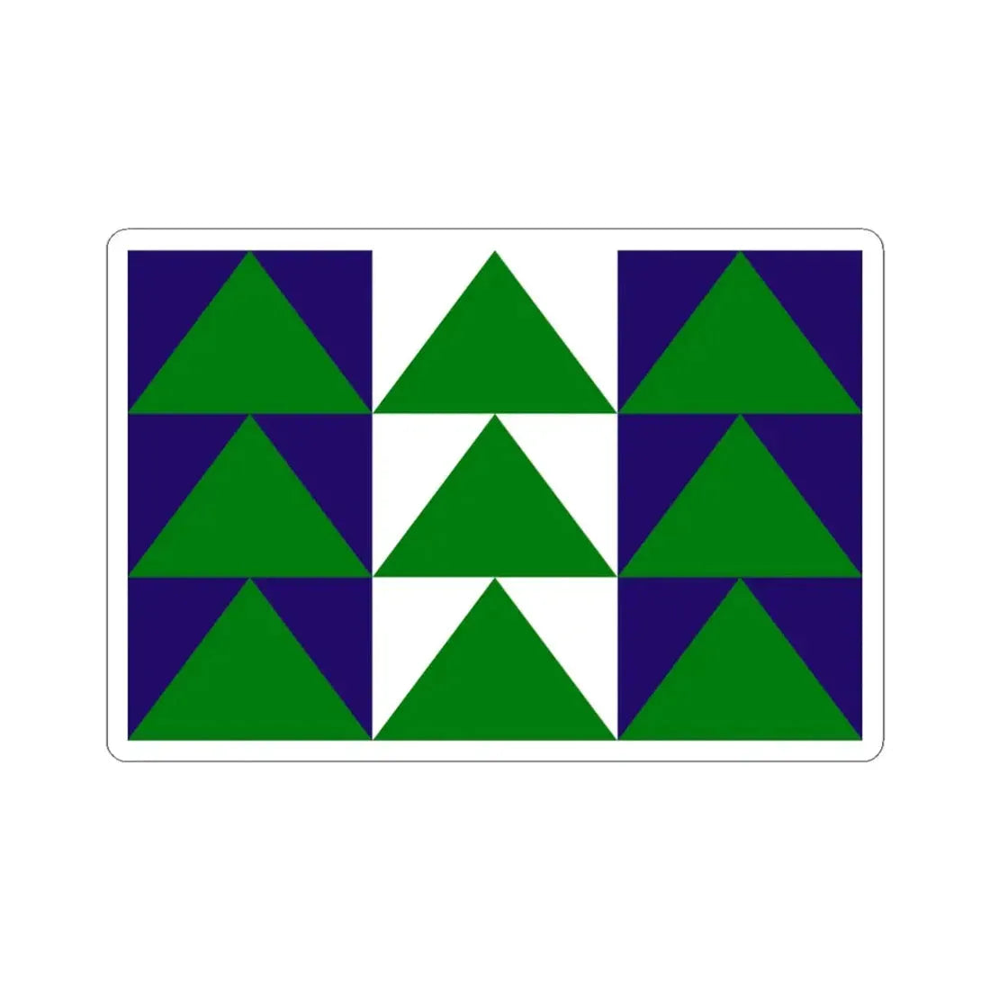 Proposed flag of Oregon 1976 (United States) STICKER Vinyl Kiss-Cut Decal 3 Inch White - The Sticker Space
