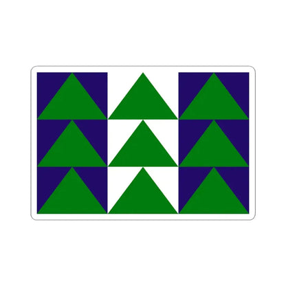 Proposed flag of Oregon 1976 (United States) STICKER Vinyl Kiss-Cut Decal 3 Inch White - The Sticker Space