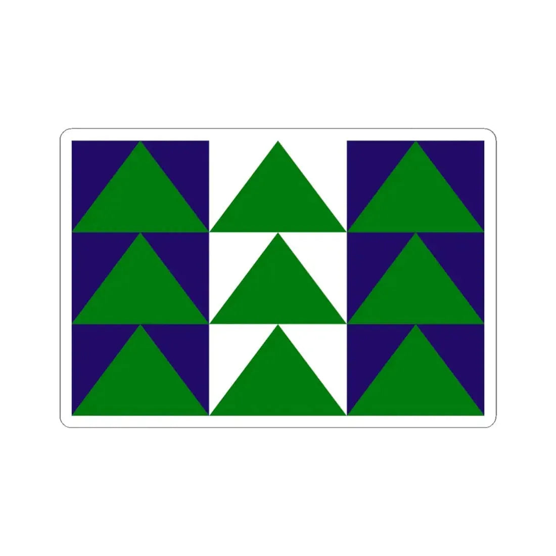 Proposed flag of Oregon 1976 (United States) STICKER Vinyl Kiss-Cut Decal 4 Inch White - The Sticker Space