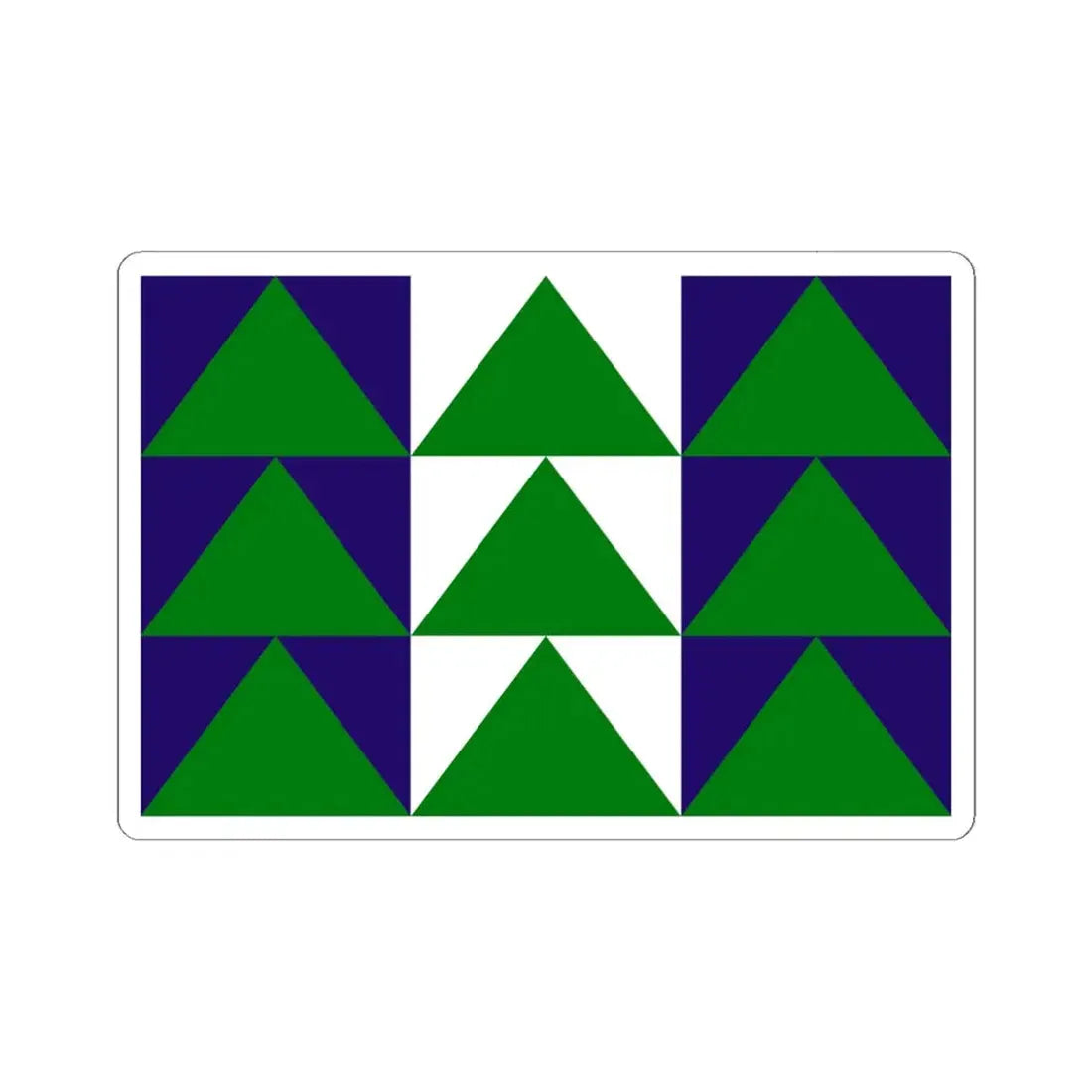 Proposed flag of Oregon 1976 (United States) STICKER Vinyl Kiss-Cut Decal 6 Inch White - The Sticker Space