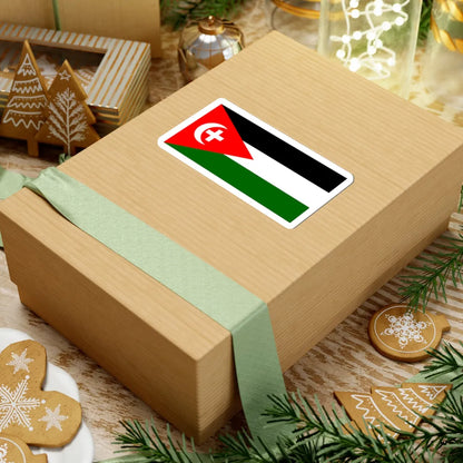 Proposed flag of Palestine An Arab From Haifa (Palestine) STICKER Vinyl Kiss-Cut Decal - The Sticker Space