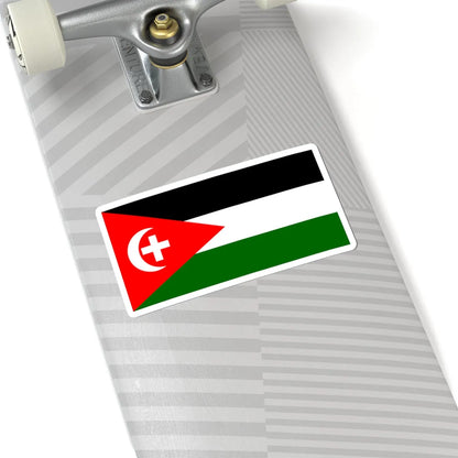 Proposed flag of Palestine An Arab From Haifa (Palestine) STICKER Vinyl Kiss-Cut Decal - The Sticker Space