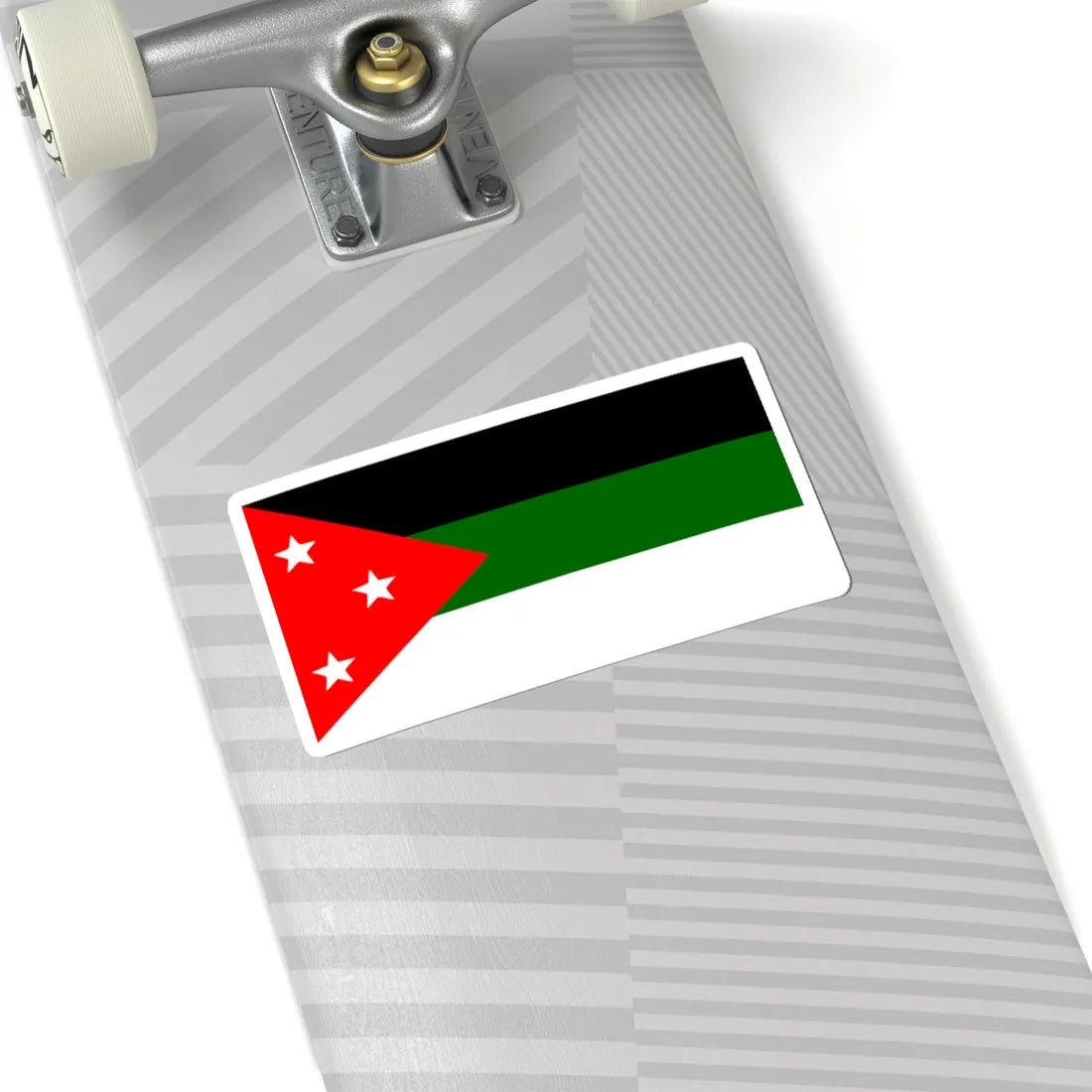 Proposed flag of Palestine Hamdi Canan (Palestine) STICKER Vinyl Kiss-Cut Decal - The Sticker Space