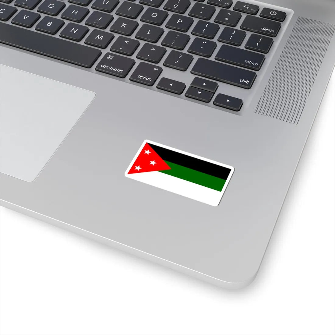 Proposed flag of Palestine Hamdi Canan (Palestine) STICKER Vinyl Kiss-Cut Decal - The Sticker Space