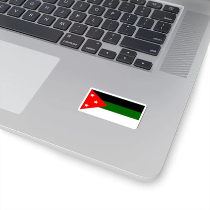 Proposed flag of Palestine Hamdi Canan (Palestine) STICKER Vinyl Kiss-Cut Decal - The Sticker Space