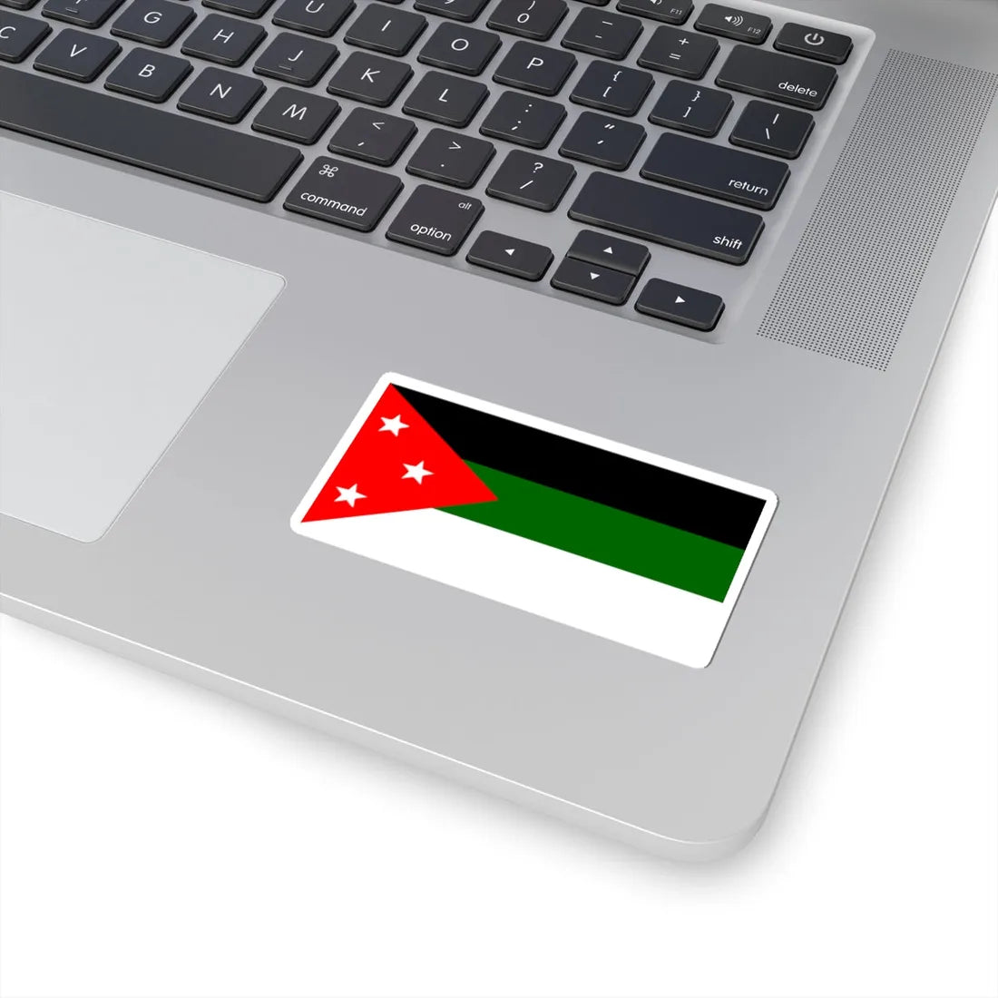 Proposed flag of Palestine Hamdi Canan (Palestine) STICKER Vinyl Kiss-Cut Decal - The Sticker Space