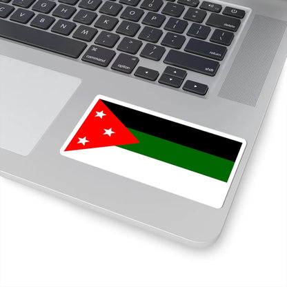 Proposed flag of Palestine Hamdi Canan (Palestine) STICKER Vinyl Kiss-Cut Decal - The Sticker Space