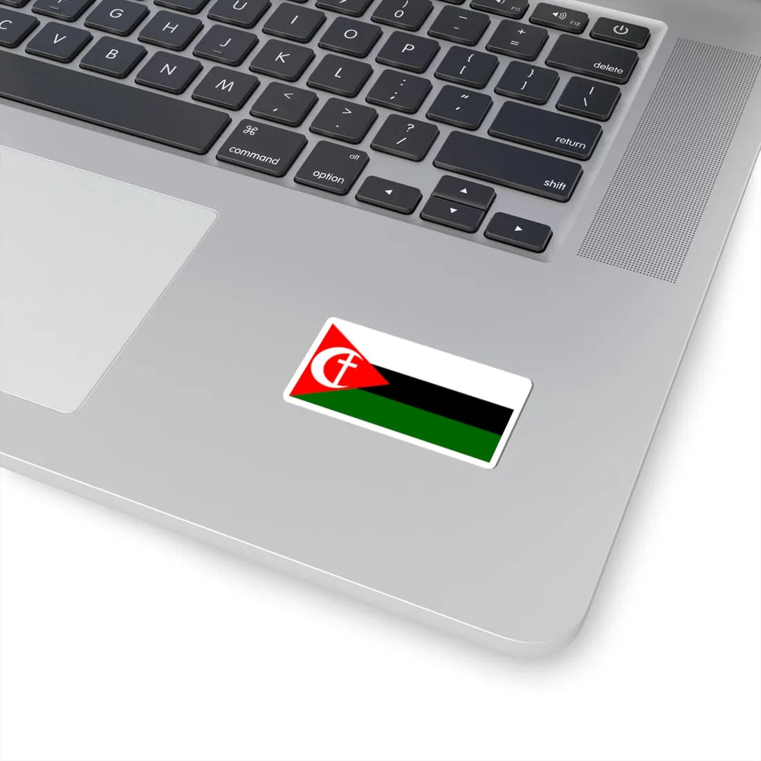 Proposed flag of Palestine Husein Mikdadi (Palestine) STICKER Vinyl Kiss-Cut Decal - The Sticker Space