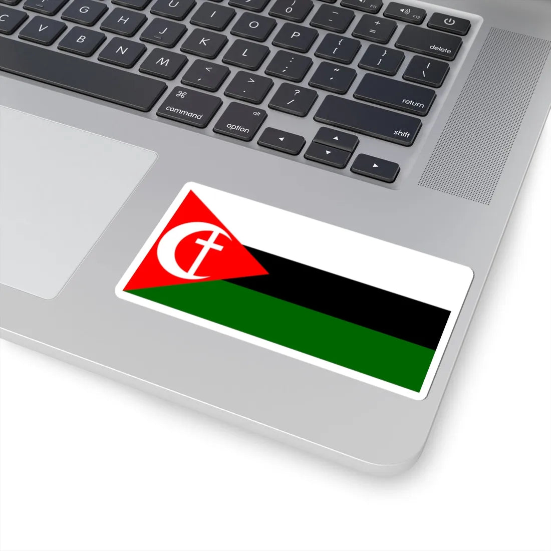 Proposed flag of Palestine Husein Mikdadi (Palestine) STICKER Vinyl Kiss-Cut Decal - The Sticker Space