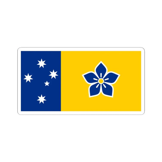Proposed Flag of the Australian Capital Territory (Australia) STICKER Vinyl Kiss-Cut Decal 2 Inch White - The Sticker Space