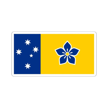 Proposed Flag of the Australian Capital Territory (Australia) STICKER Vinyl Kiss-Cut Decal 4 Inch White - The Sticker Space