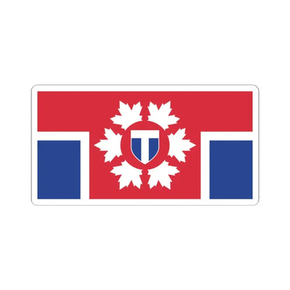 Proposed flag of Toronto 1999 (Canada) STICKER Vinyl Kiss-Cut Decal 2 Inch White - The Sticker Space