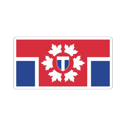 Proposed flag of Toronto 1999 (Canada) STICKER Vinyl Kiss-Cut Decal 4 Inch White - The Sticker Space