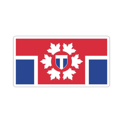 Proposed flag of Toronto 1999 (Canada) STICKER Vinyl Kiss-Cut Decal 6 Inch White - The Sticker Space