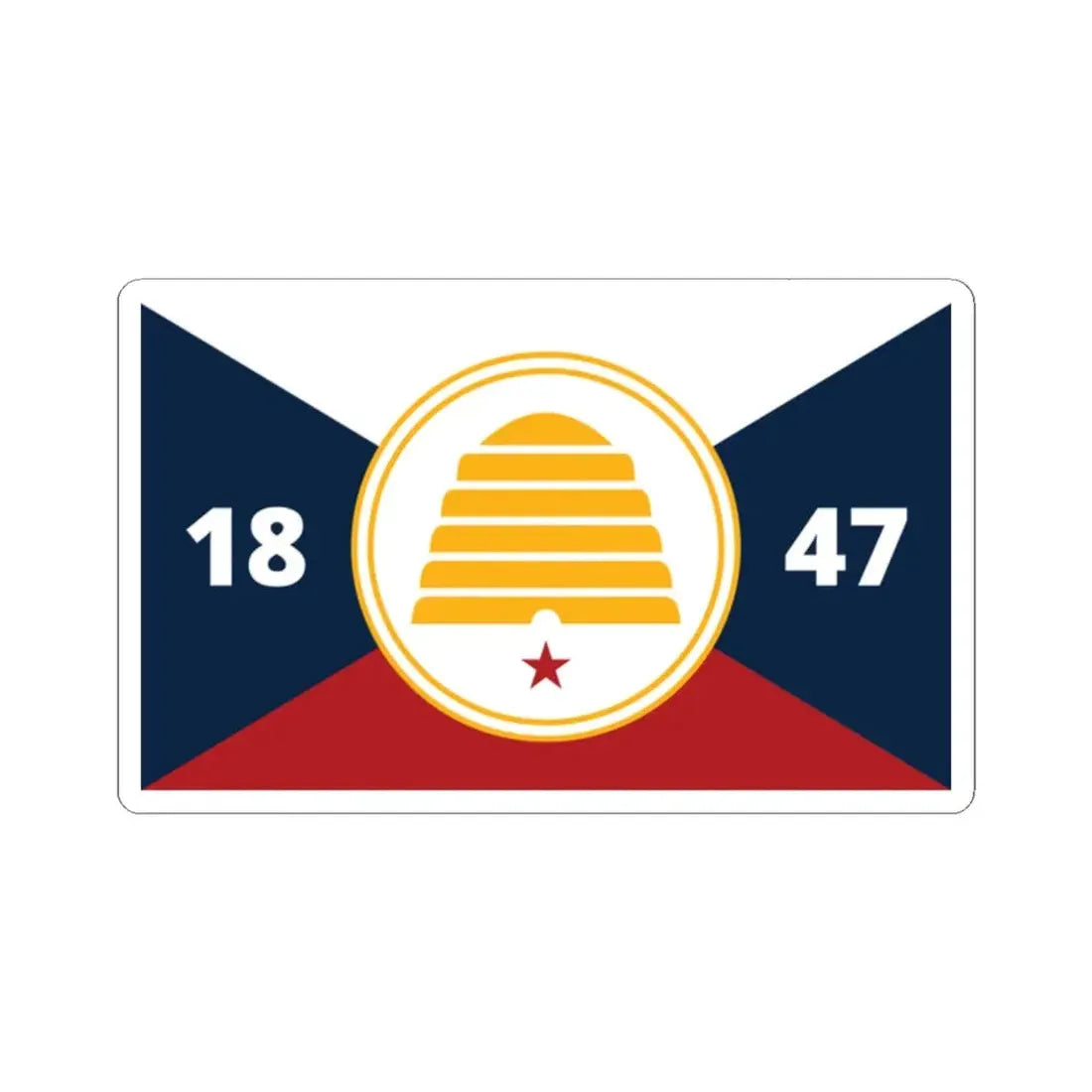 Proposed flag of Utah 2019 (United States) STICKER Vinyl Kiss-Cut Decal ...