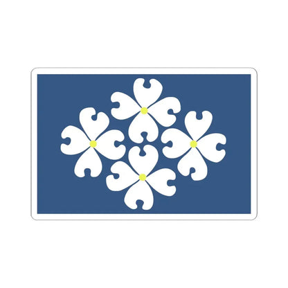 Proposed flag of Virginia 1976 (United States) STICKER Vinyl Kiss-Cut Decal 6 Inch White - The Sticker Space