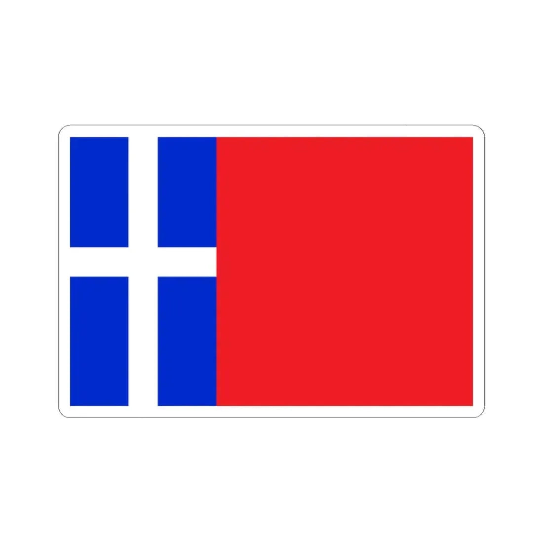 Proposed PRC national flag 001 (China) STICKER Vinyl Kiss-Cut Decal 2 Inch White - The Sticker Space