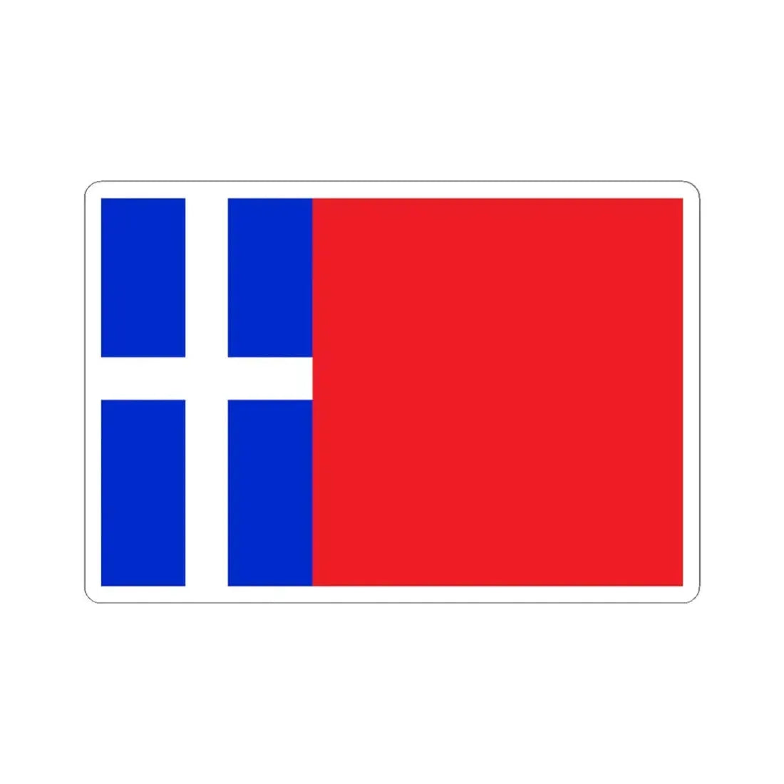 Proposed PRC national flag 001 (China) STICKER Vinyl Kiss-Cut Decal 4 Inch White - The Sticker Space