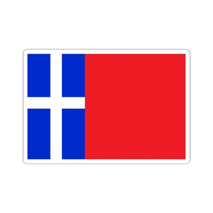 Proposed PRC national flag 001 (China) STICKER Vinyl Kiss-Cut Decal 4 Inch White - The Sticker Space