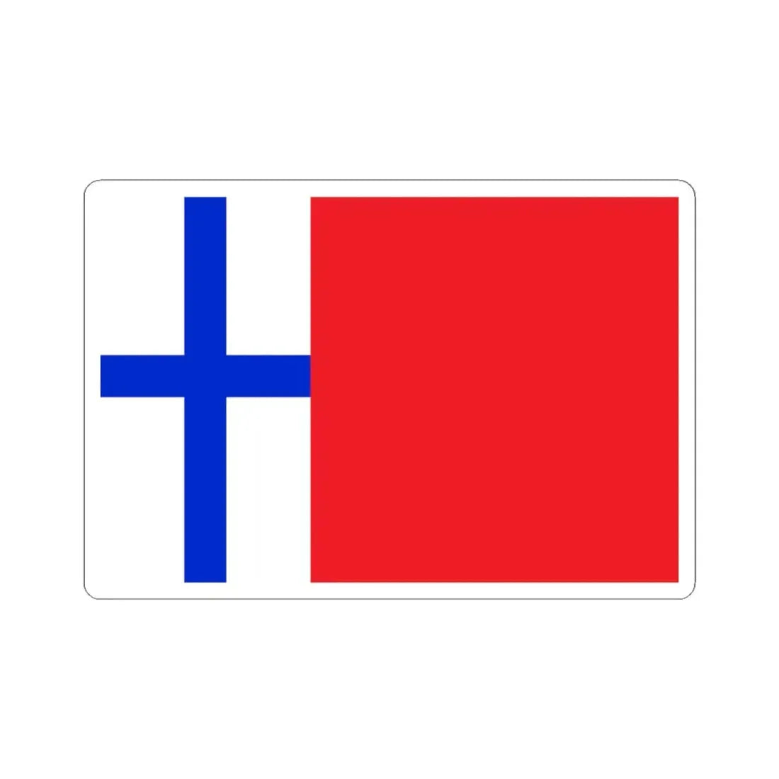 Proposed PRC national flag 002 (China) STICKER Vinyl Kiss-Cut Decal 4 Inch White - The Sticker Space