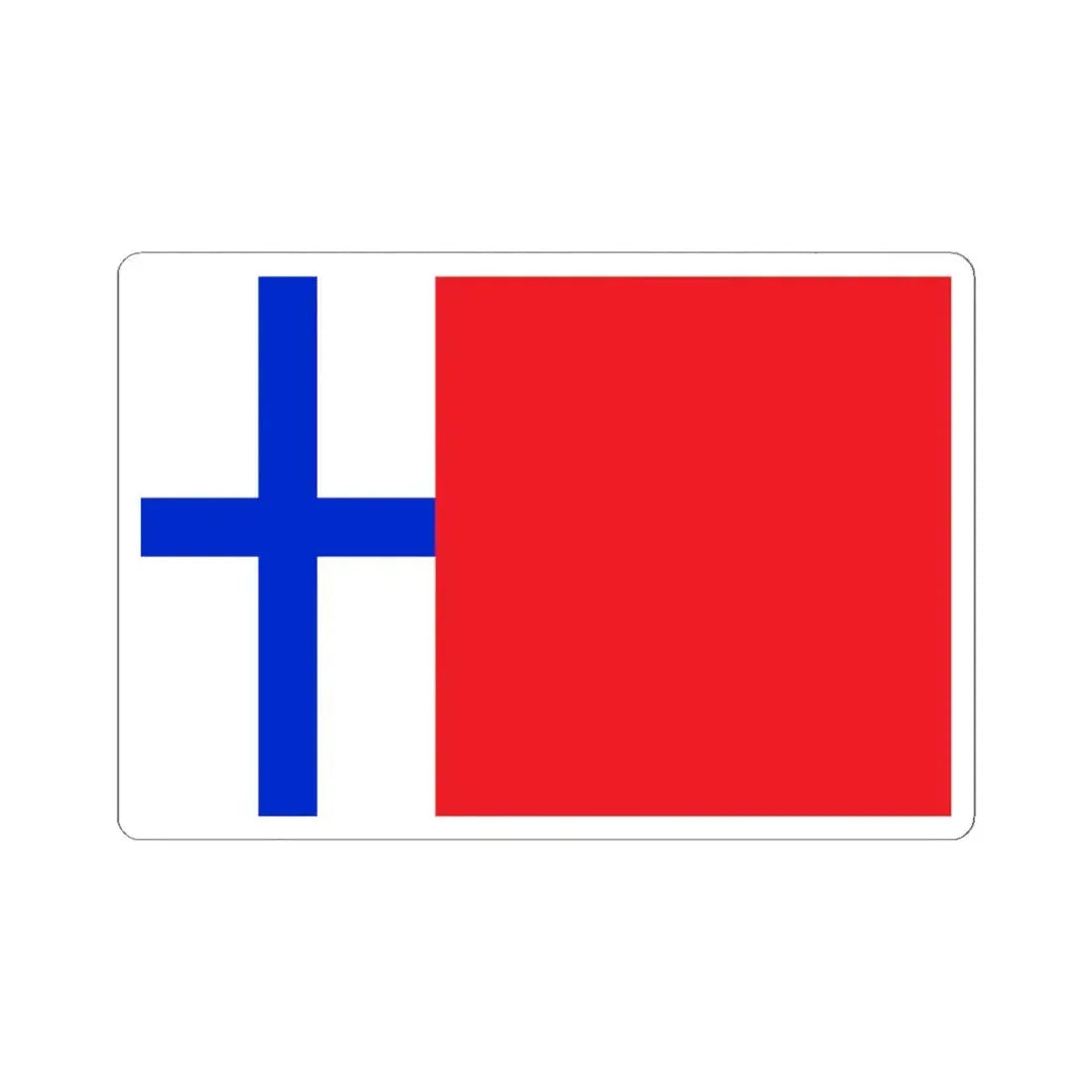 Proposed PRC national flag 002 (China) STICKER Vinyl Kiss-Cut Decal 6 Inch White - The Sticker Space