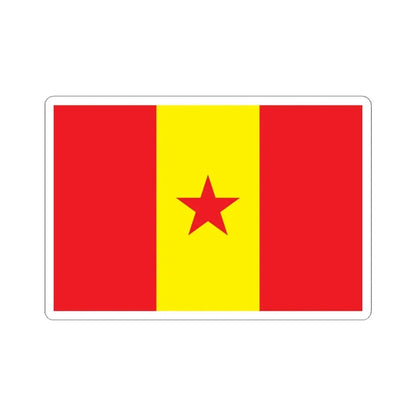 Proposed PRC national flag 003 (China) STICKER Vinyl Kiss-Cut Decal 4 Inch White - The Sticker Space