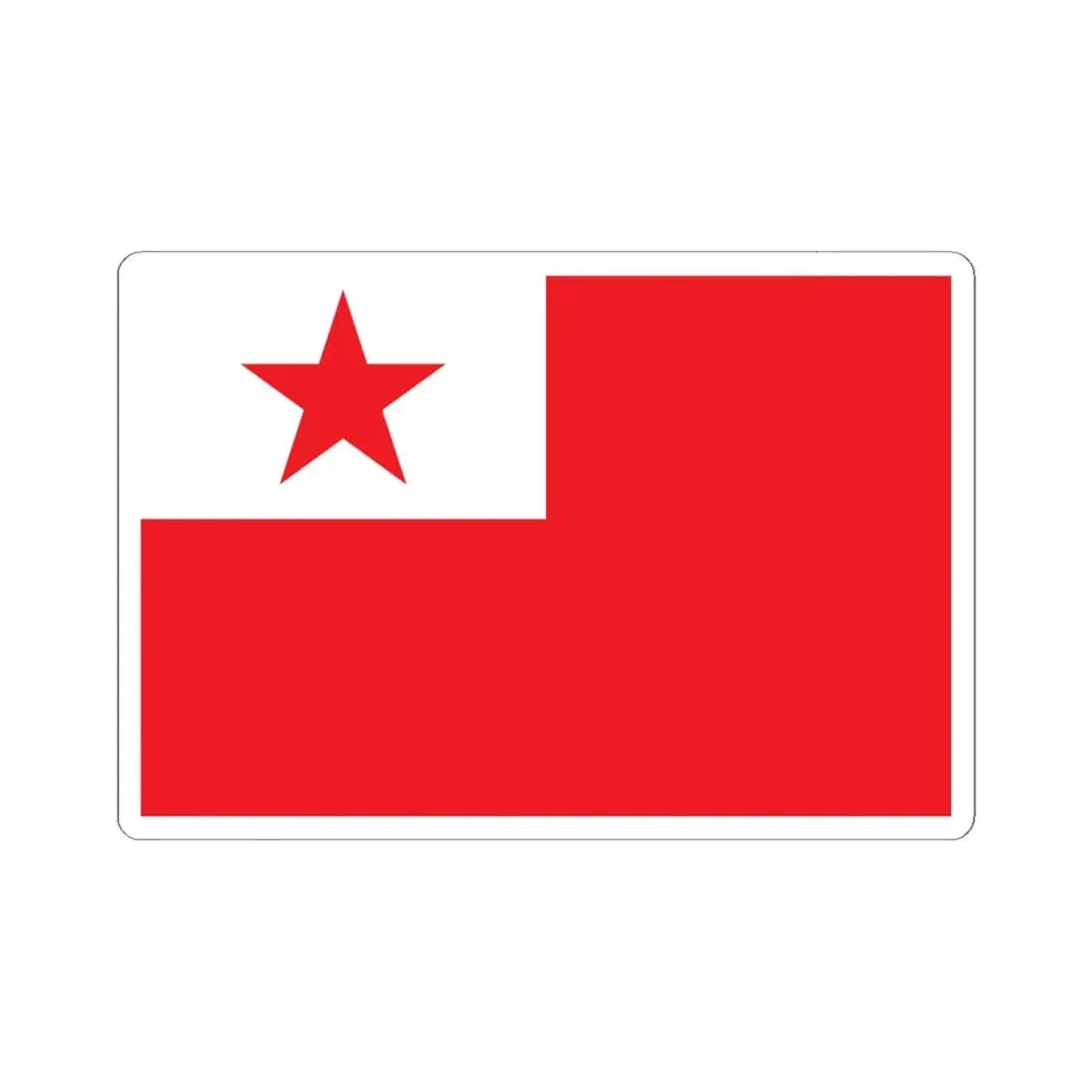 Proposed PRC national flag 019 (China) STICKER Vinyl Kiss-Cut Decal 6 Inch White - The Sticker Space