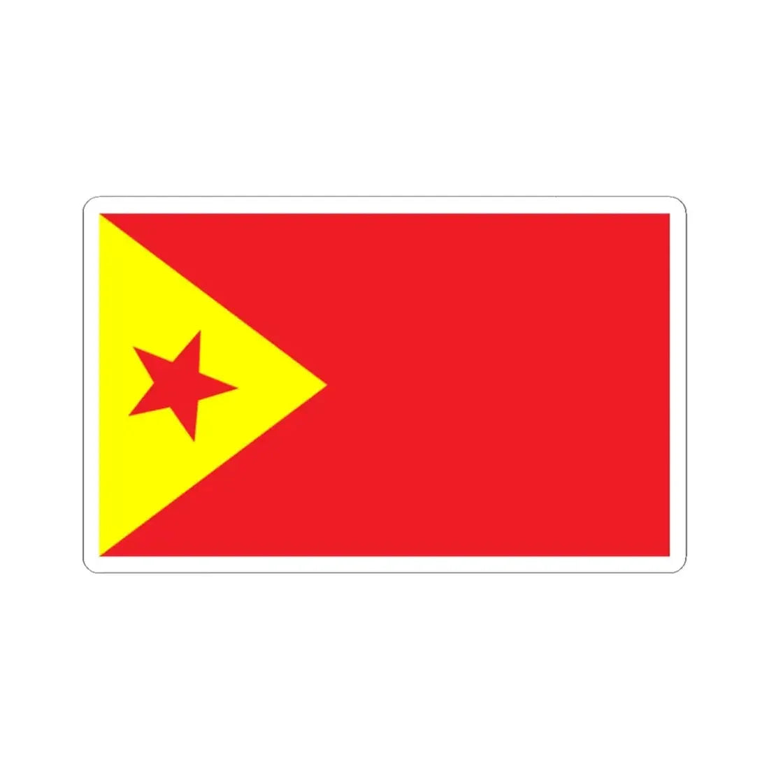 Proposed PRC national flags 010 (China) STICKER Vinyl Kiss-Cut Decal 2 Inch White - The Sticker Space