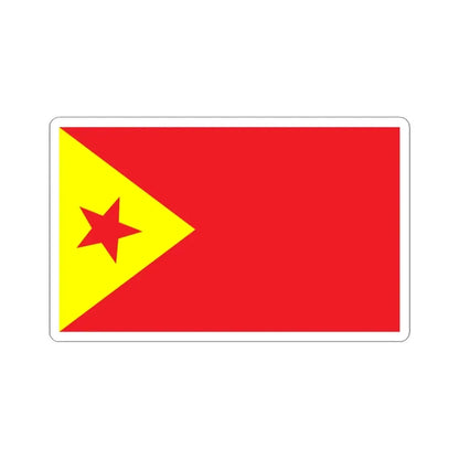 Proposed PRC national flags 010 (China) STICKER Vinyl Kiss-Cut Decal 3 Inch White - The Sticker Space