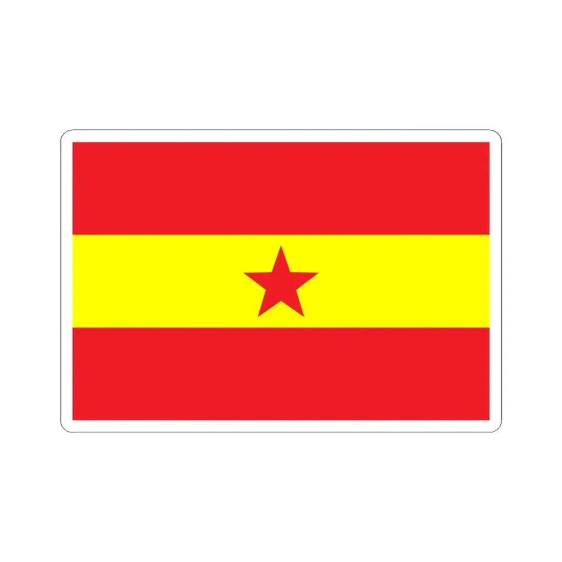 Proposed PRC national flags 016 (China) STICKER Vinyl Kiss-Cut Decal 4 Inch White - The Sticker Space
