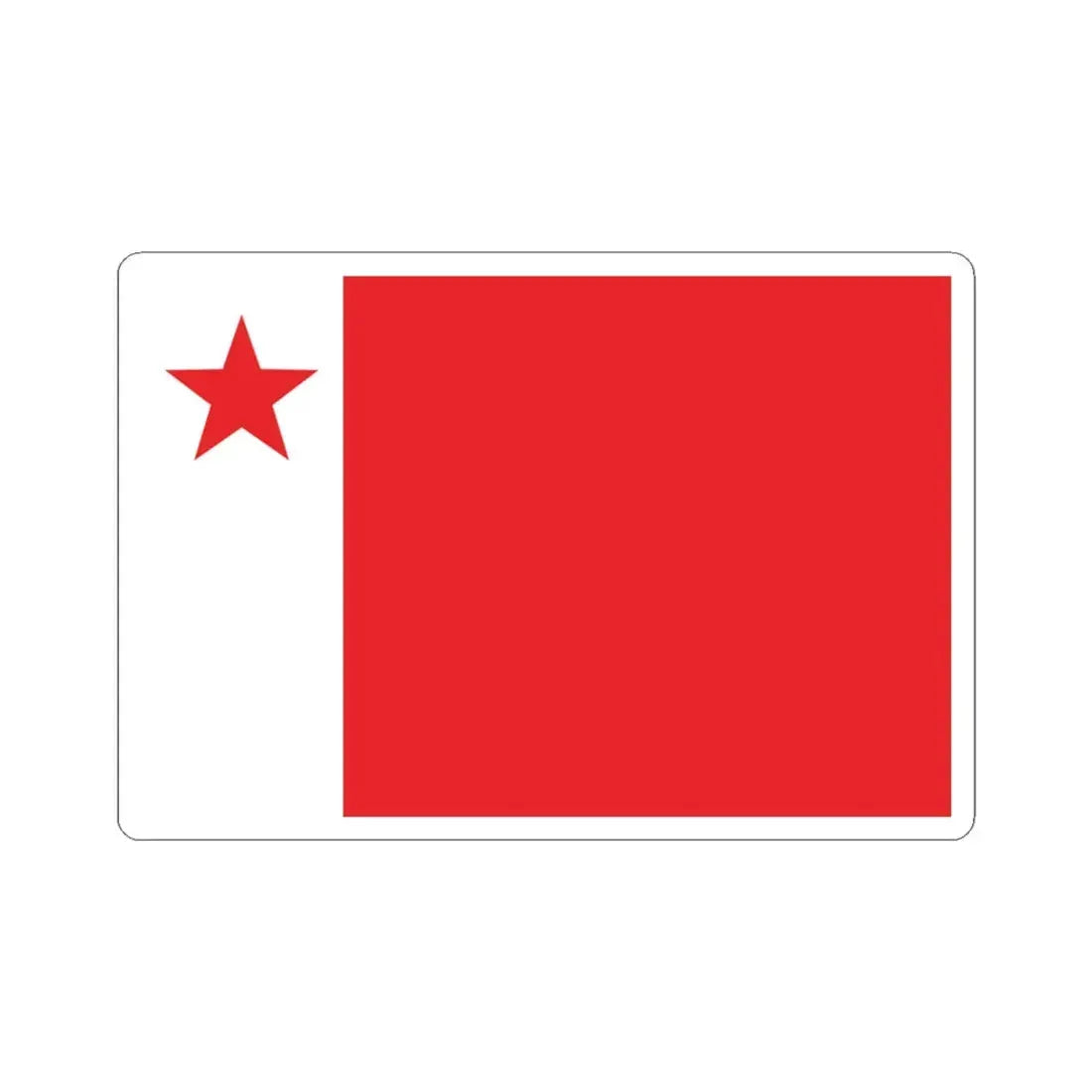 Proposed PRC national flags 018 (China) STICKER Vinyl Kiss-Cut Decal 3 Inch White - The Sticker Space