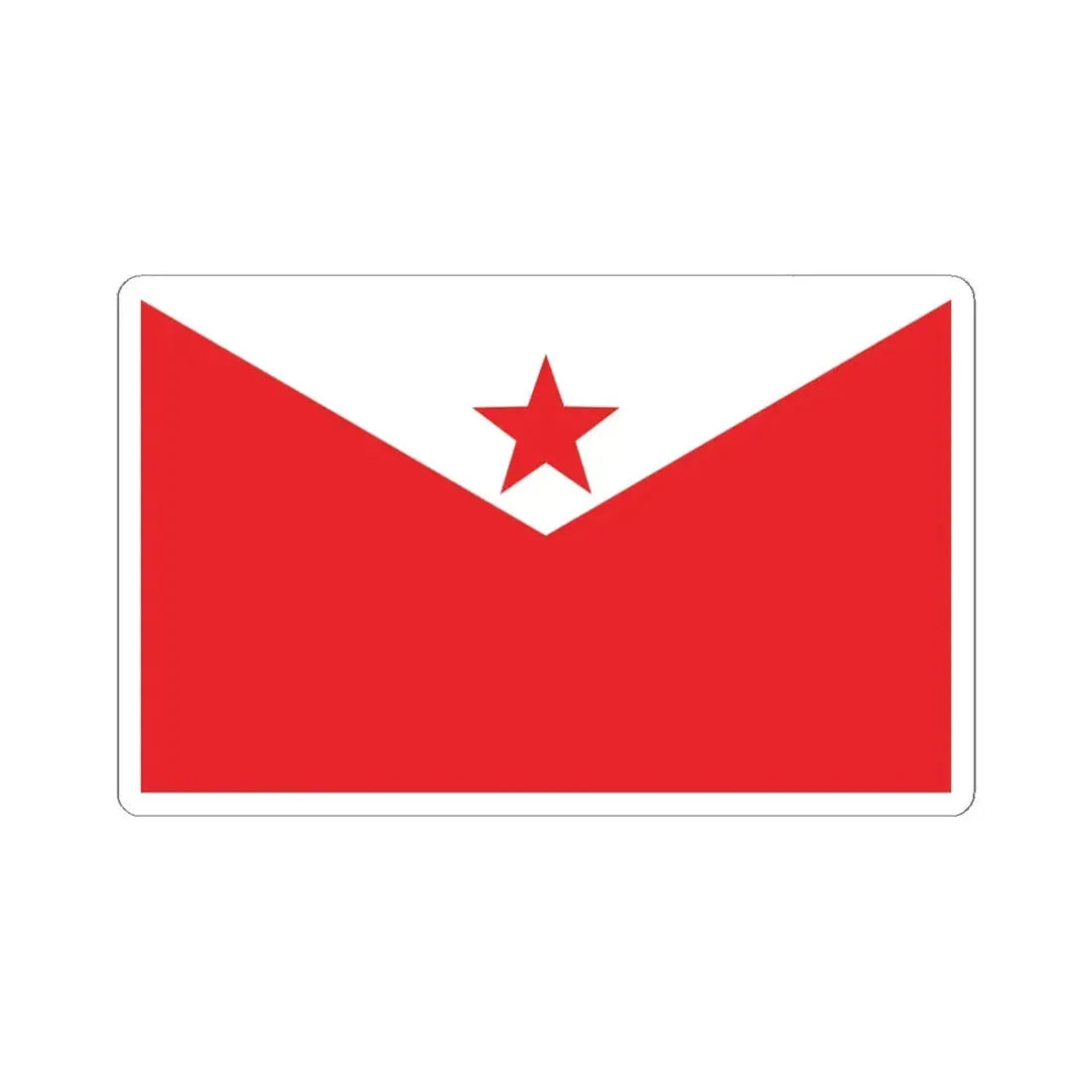 Proposed PRC national flags 029 (China) STICKER Vinyl Kiss-Cut Decal 6 Inch White - The Sticker Space