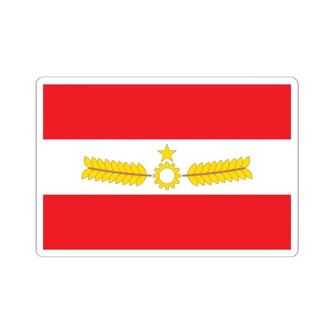 Proposed PRC national flags 030 (China) STICKER Vinyl Kiss-Cut Decal 6 Inch White - The Sticker Space