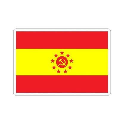 Proposed PRC national flags 034 (China) STICKER Vinyl Kiss-Cut Decal 3 Inch White - The Sticker Space