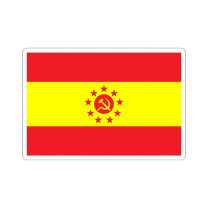 Proposed PRC national flags 034 (China) STICKER Vinyl Kiss-Cut Decal 4 Inch White - The Sticker Space