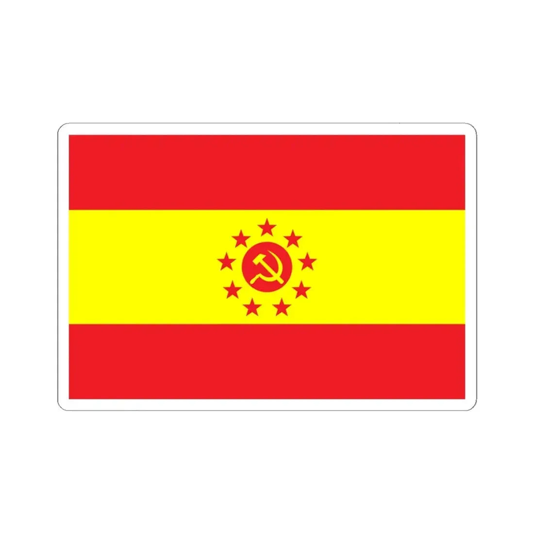 Proposed PRC national flags 034 (China) STICKER Vinyl Kiss-Cut Decal 6 Inch White - The Sticker Space