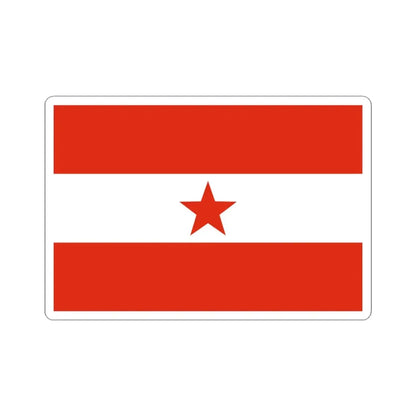 Proposed PRC national flags 041 (China) STICKER Vinyl Kiss-Cut Decal 3 Inch White - The Sticker Space