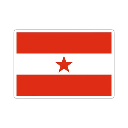 Proposed PRC national flags 041 (China) STICKER Vinyl Kiss-Cut Decal 4 Inch White - The Sticker Space