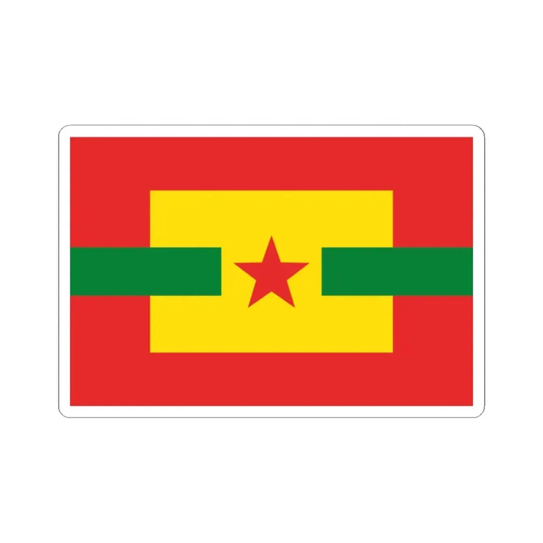 Proposed PRC national flags 049 (China) STICKER Vinyl Kiss-Cut Decal 2 Inch White - The Sticker Space