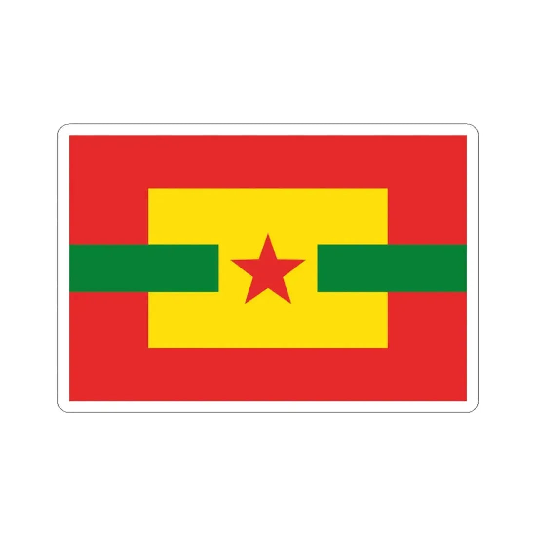 Proposed PRC national flags 049 (China) STICKER Vinyl Kiss-Cut Decal 3 Inch White - The Sticker Space